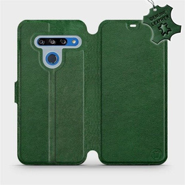 Hülle für LG G8s ThinQ - Farbe Green Leather