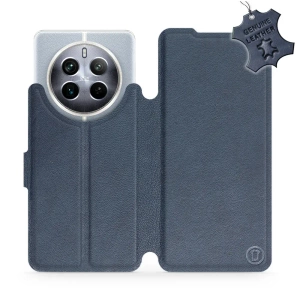 Hülle für Realme 12 5G - Farbe Blue Leather