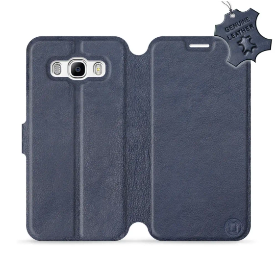 Hülle für Samsung Galaxy J5 2016 - Farbe Blue Leather