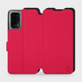 Hülle für OPPO A54 5G - Farbe Rot mit Schwarz