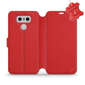 Hülle für LG G6 - Farbe Red Leather