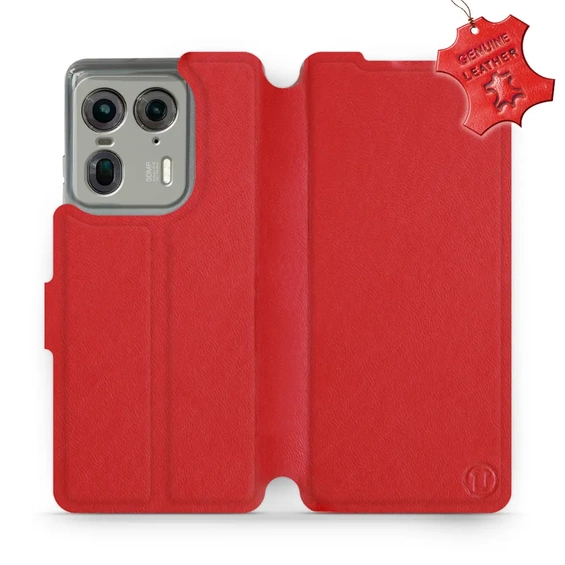 Hülle für Motorola Edge 50 Ultra - Farbe Red Leather