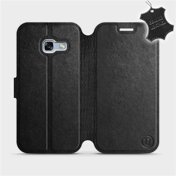 Hülle für Samsung Galaxy A3 2017 - Farbe Black Leather