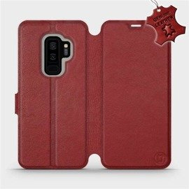 Hülle für Samsung Galaxy S9 Plus - Farbe Dark Red Leather
