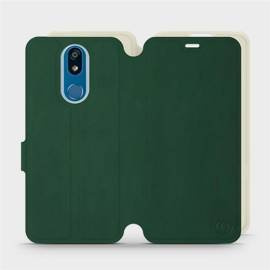 Hülle für LG K40 - Farbe Grün mit Platin