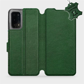 Hülle für OPPO A74 5G - Farbe Green Leather