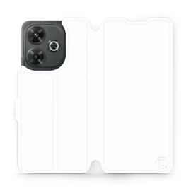 Hülle für Xiaomi Redmi 13 - Farbe White&Orange