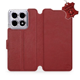 Hülle für Xiaomi 14T Pro - Farbe Dark Red Leather