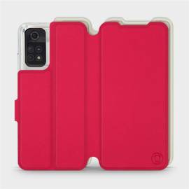 Hülle für Xiaomi POCO M4 Pro 4G - Farbe Rot mit Platin
