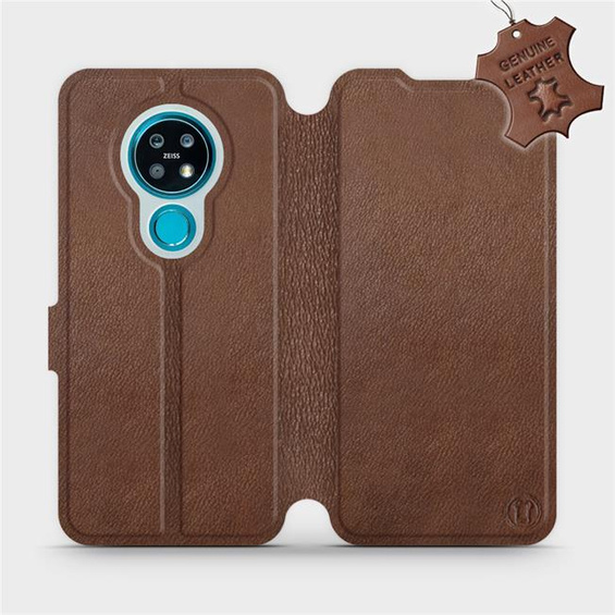Hülle für Nokia 7.2 - Farbe Brown Leather