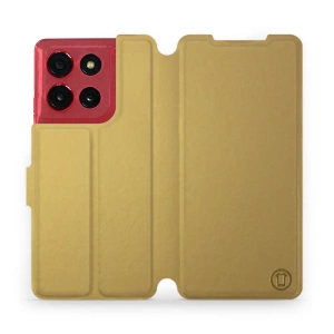 Hülle für Motorola Moto G86 Power 5G - Farbe Gold&Orange