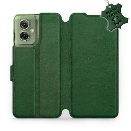 Hülle für Motorola Moto G55 5G - Farbe Green Leather