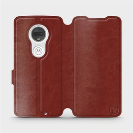 Hülle für Motorola Moto G7 - Farbe Brown&Gray