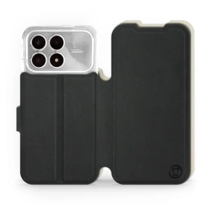 Hülle für Xiaomi Poco F8 Pro - Farbe Schwarz mit Platin