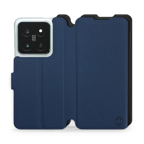 Hülle für Xiaomi 14 Pro - Farbe Marine mit Schwarz