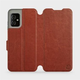 Hülle für Asus Zenfone 8 - Farbe Brown&Gray