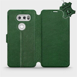 Hülle für LG V30 - Farbe Green Leather