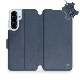 Hülle für Samsung Galaxy A56 5G - Farbe Blue Leather