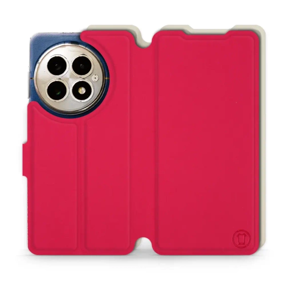 Hülle für OnePlus 13 - Farbe Rot mit Platin