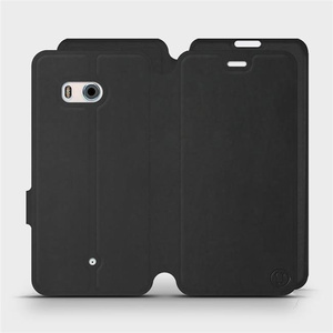 Hülle für HTC U11 - Farbe Schwarz mit Schwarz