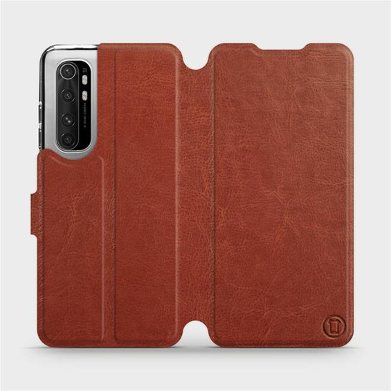 Hülle für Xiaomi Mi Note 10 Lite - Farbe Brown&Orange