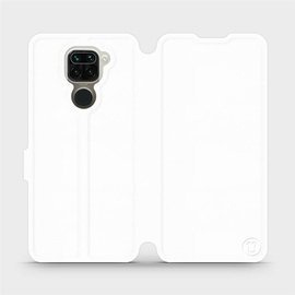 Hülle für Xiaomi Redmi Note 9 - Farbe White&Orange