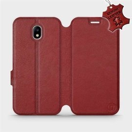 Hülle für Samsung Galaxy J5 2017 - Farbe Dark Red Leather
