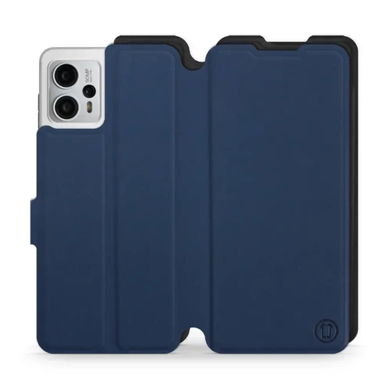 Hülle für Motorola Moto G23 - Farbe Marine mit Schwarz