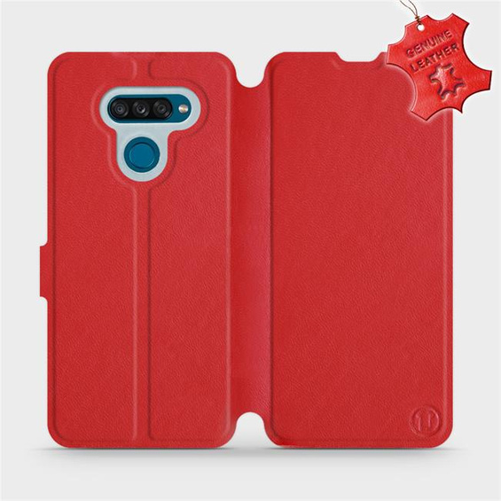 Hülle für LG K50S - Farbe Red Leather