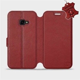 Hülle für Samsung Galaxy Xcover 4 - Farbe Dark Red Leather