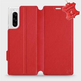 Hülle für Sony Xperia 5 - Farbe Red Leather