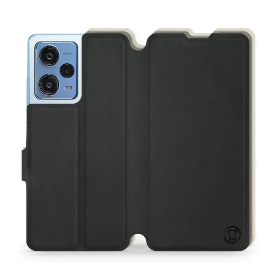 Hülle für Xiaomi Redmi Note 12 Pro 5G - Farbe Schwarz mit Platin