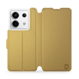 Hülle für Xiaomi Redmi Note 13 PRO - Farbe Gold&Orange