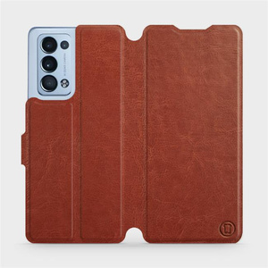 Hülle für OPPO Reno 6 Pro 5G - Farbe Brown&Gray