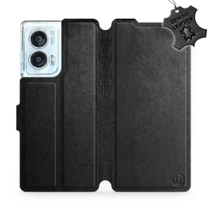 Hülle für Motorola Edge 50 Fusion - Farbe Black Leather