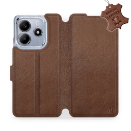 Hülle für Xiaomi Redmi Note 14 5G - Farbe Brown Leather