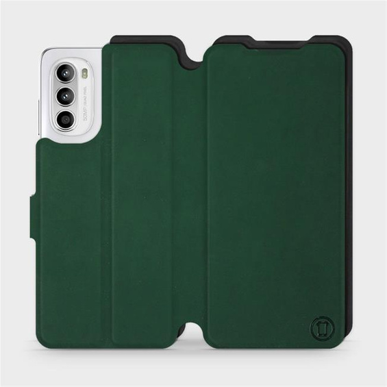 Hülle für Motorola Moto G52 - Farbe Grün mit Schwarz