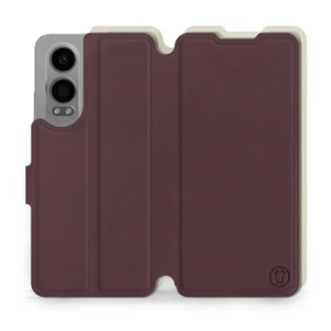 Hülle für OnePlus Nord CE 4 Lite - Farbe Burgund mit Platin