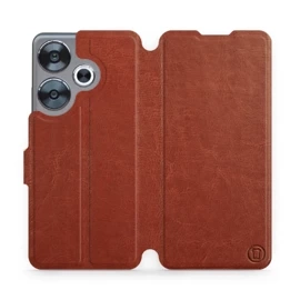 Hülle für Xiaomi POCO F6 - Farbe Brown&Orange