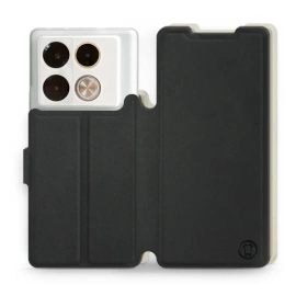 Hülle für Infinix Note 40 Pro - Farbe Schwarz mit Platin