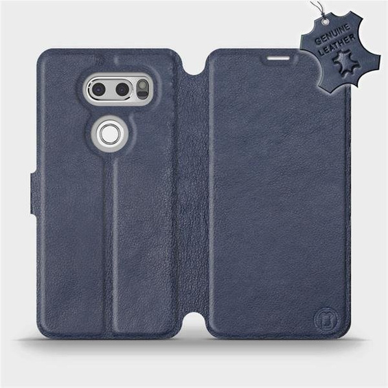 Hülle für LG V30 - Farbe Blue Leather