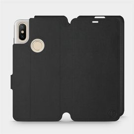 Hülle für Xiaomi Mi A2 - Farbe Schwarz mit Schwarz