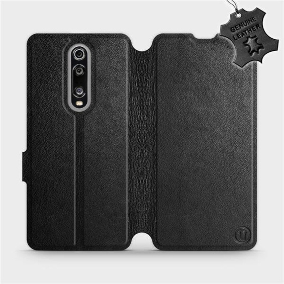 Hülle für Xiaomi Mi 9T - Farbe Black Leather