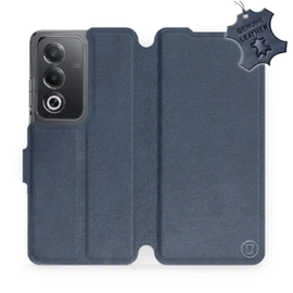 Hülle für OPPO A80 5G - Farbe Blue Leather