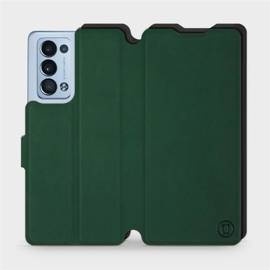 Hülle für OPPO Reno 6 Pro 5G - Farbe Grün mit Schwarz