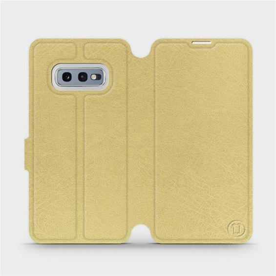 Hülle für Samsung Galaxy S10e - Farbe Gold&Orange