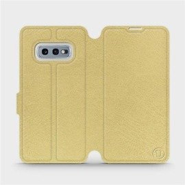 Hülle für Samsung Galaxy S10e - Farbe Gold&Orange