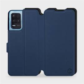 Hülle für Realme 8 5G - Farbe Marine mit Schwarz