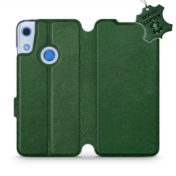 Hülle für Huawei Y6S - Farbe Green Leather