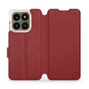 Hülle für Huawei Honor 400 Smart - Farbe Dark Red Leather